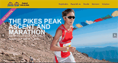 Desktop Screenshot of pikespeakmarathon.org