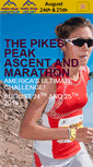 Mobile Screenshot of pikespeakmarathon.org